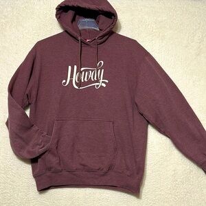 Ali Dee Howdy graphic hoodie, hooded sweatshirt size large